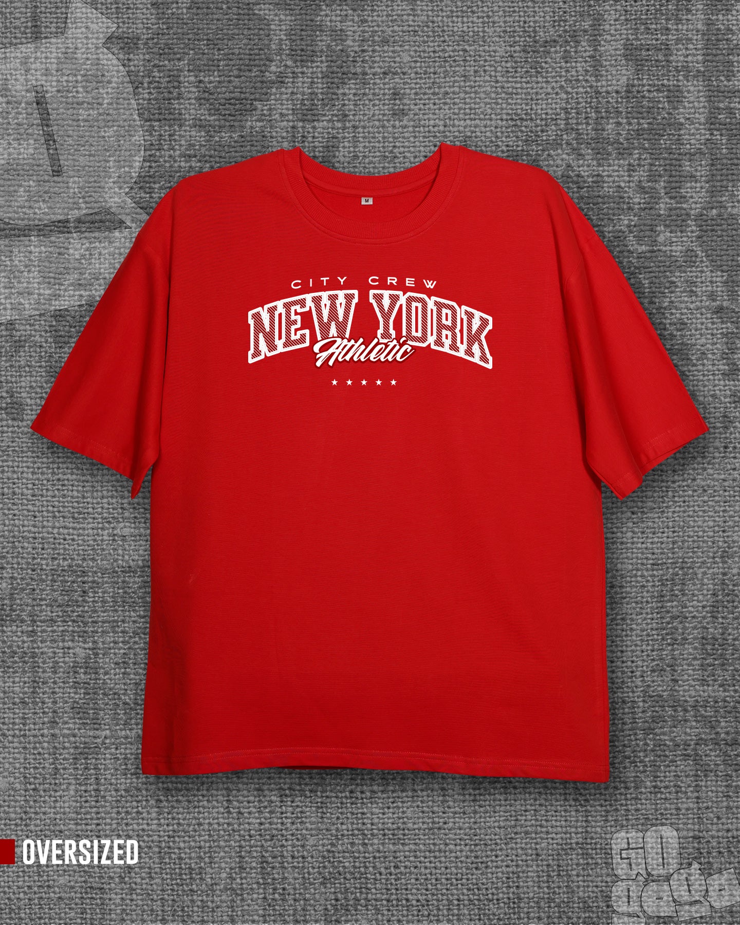 New York Red Oversized T-shirt
