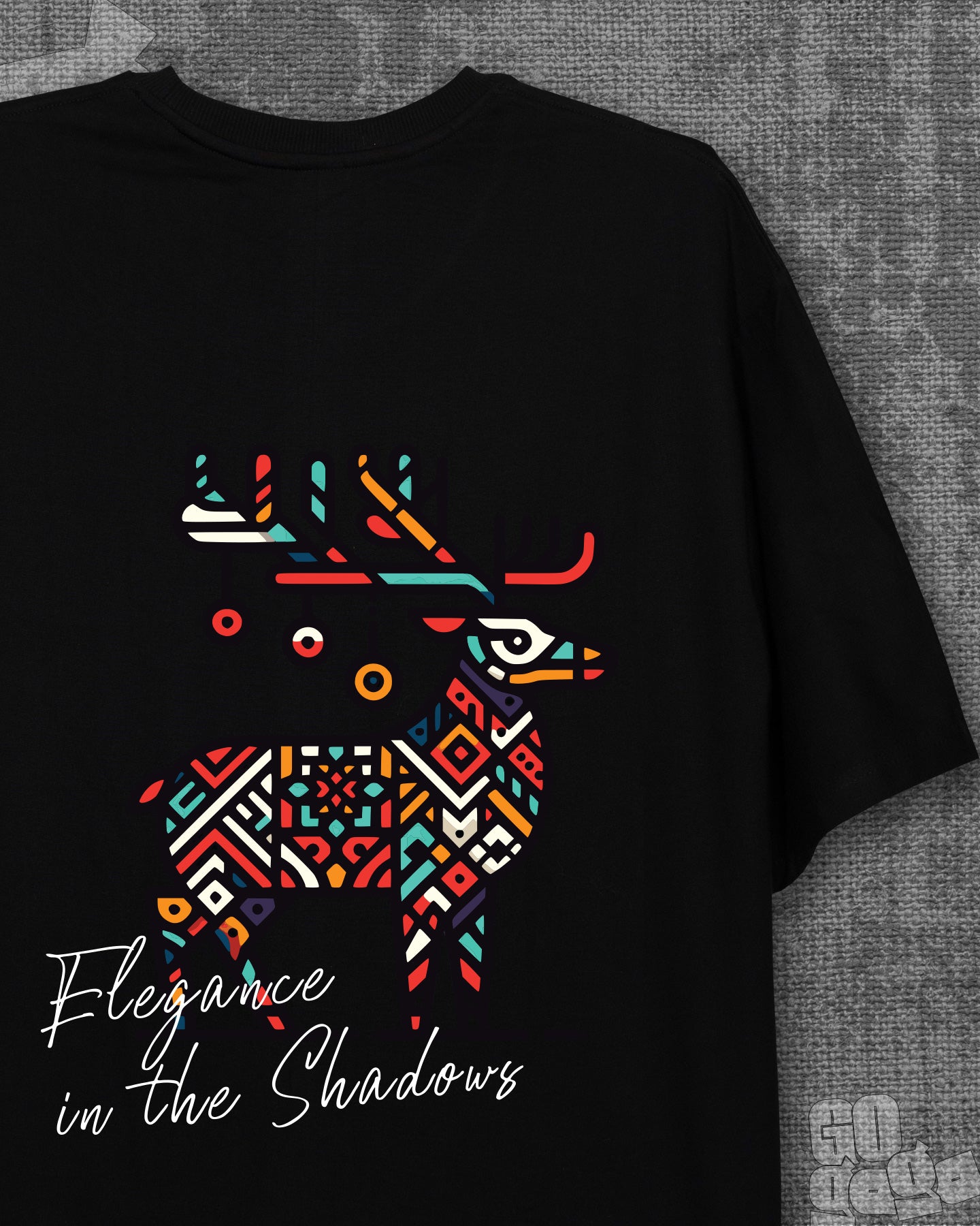 Elegance Black Oversized T-shirt