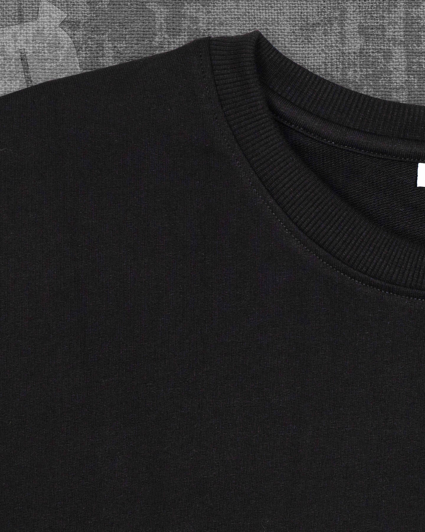 Elegance Black Oversized T-shirt