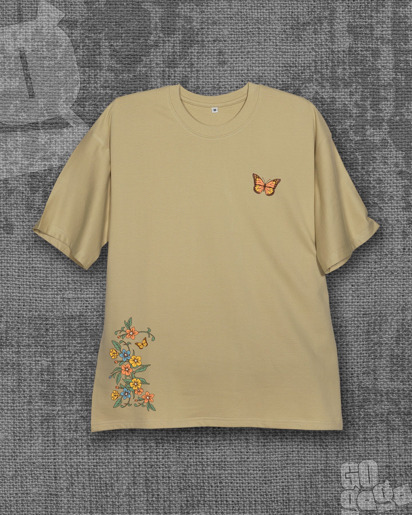 Collect Moments Beige Oversized T-shirt