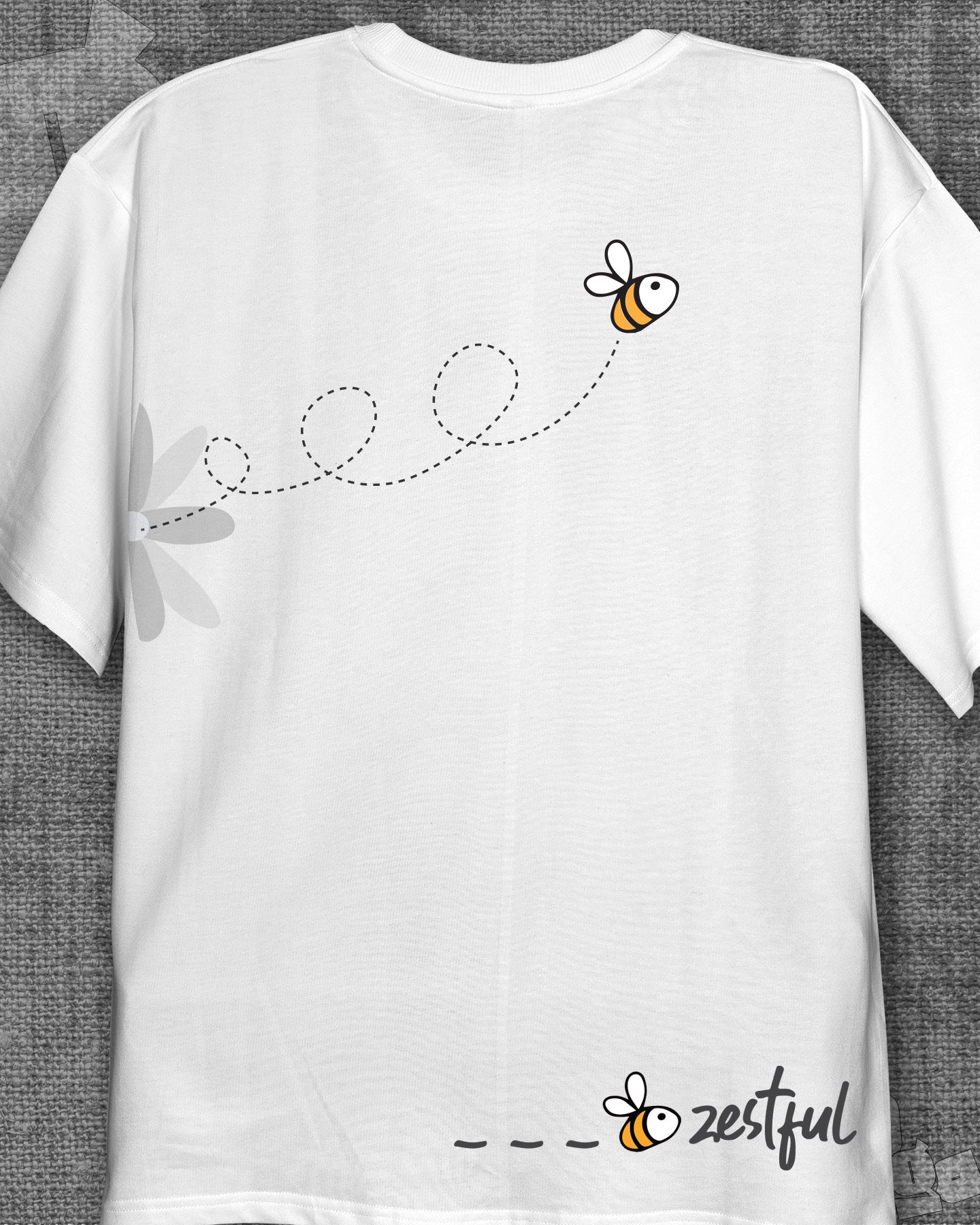 Zestful White Oversized T-shirt